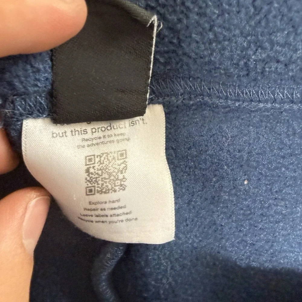 North Face Alpine Polartec 200 Fleece Pants Belted Blue Men's Size Small S